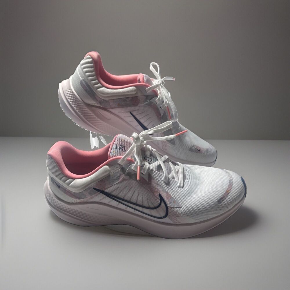 Nike Quest 5 PRM White Smoke Grey Pinksicle Women SizeUS 10.5 Running FB6944-100